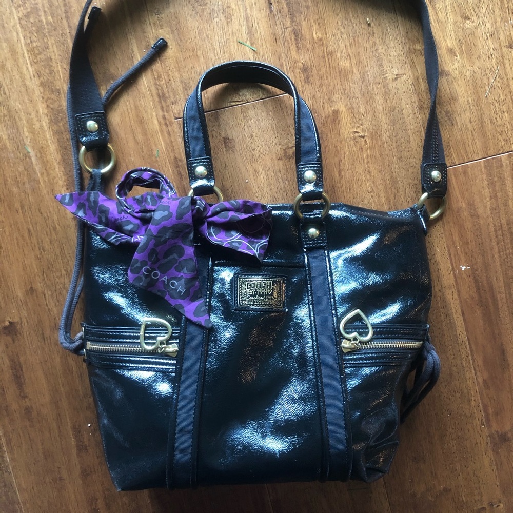 Authentic Coach Poppy Collection Black Handbag
